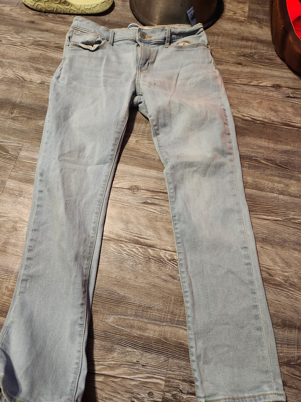 Light Wash Kids Slim Jeans